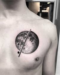 Moon tattoos for girls, men & women. Moon Tattoo By Wagner Basei Tattoogrid Net
