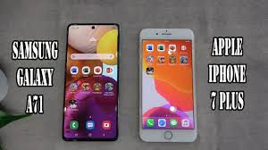 Samsung Galaxy A71 Vs Iphone 7 Plus Speedtest And Camera Comparison Youtube