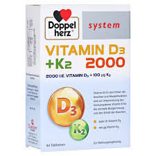 It increases muscle strength in older adults; Doppelherz Vitamin D3 2000 K2 Tabletten 60 St Bei Apo Rot Kaufen