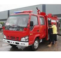 ISUZU Doppelkabinen-Schaum-Feuerwehr auto 1800L Kapazität ...