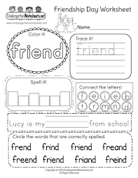 Kindergarten Friendship Day Worksheet In 2020 Preschool Worksheets Kindergarten Worksheets Free Kindergarten Worksheets