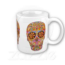 Day Of The Dead Dia De Los Muertos Coffee Mug Zazzle Co Uk Dia De Los Muertos Mugs Mexico Day Of The Dead