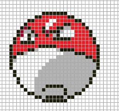 Voltorb By Hama Girl On Deviantart Pixel Art Pokemon Pixel Art Pixel Art Grid