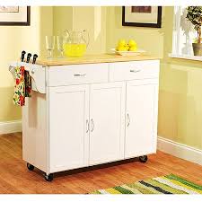 extra large kitchen cart, white with