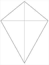 Kite Template Printable Jpg 600 789 Pixels Kite Template Kites Craft Kite