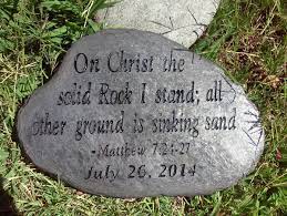 Engraved Scripture Stonespersonalized Garden Etsy Stone Engraving Personalized Garden Stones The Family Stone