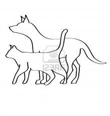 All rights to the published drawing images, silhouettes, cliparts, pictures and other materials on getdrawings.com belong to their respective owners (authors). Veterinary Dog And Cat Cat Outline Dog Cat Animal Line Drawings
