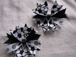 Black Bird With Spiky Hair Soccer Ribbons Soccer Girl Spiked Hair Soccer Bow