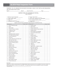 The chamber will be finish reamed to give proper headspace within military specifications. Https Us Glock Com Media Global Us Old Us Site 83 Downloadable Materials Pdf Pistol Inspection Form Ashx