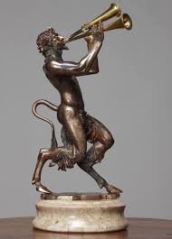 Saatchi Art Artist Krassimir Krustev Sculpture Satyr Art Bronze Sculpture Sculpture Satyr