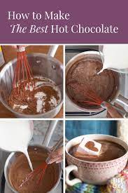 How To Make The Absolute Best Hot Chocolate At Home Hot Chocolate Recipe Cocoa Hot Chocolate Recipe Homemade Creamy Hot Chocolate Recipe