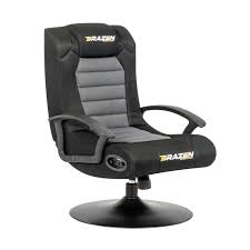 Brazen Stag 2 1 Bluetooth Surround Sound Gaming Chair Grey Black