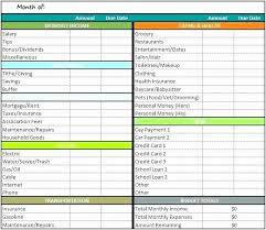 Household Expense Spreadsheet
