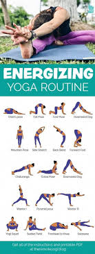 Energizing Yoga Poses Pdf Energizing Yoga Poses Yoga Routine Energizing Yoga