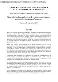 Maybe you would like to learn more about one of these? Pdf Experience De Production Biologique D Orthosiphon A La Martinique Jean Louis Mart Academia Edu