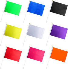 After peter i, however, the heraldic black and gold colors became popular in the army and subsequently, a black, yellow and white flag began to be used at state level. Amazon Com Consummate 45 Pack Solid Color Flag Small Mini Plain Black White Red Yellow Green Blue Purple Orange Rose Red Stick Flags Set Garden Outdoor
