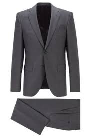 Abito da cerimonia hugo boss originale. Abiti Business Da Uomo Grigio Hugo Boss