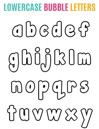 Graffiti font alphabet part 2. Free Lowercase Bubble Letters To Print Freebie Finding Mom Bubble Letters Alphabet Bubble Letter Fonts Bubble Letters Lowercase