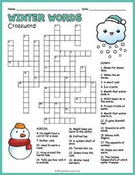 The spruce / nusha ashjaee crossword puzzles haven't been around for long; Early Finisher Winter Crossword Puzzle Worksheet Activity Word Puzzles For Kids Christmas Crossword Christmas Worksheets