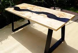 Sold Black River Table With Epoxy Inlay Sold Etsy Resin And Wood Diy Organic Wood Resin Furniture