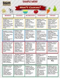 Sample Menu For Childcare Lunches Southern New England Catering Our Menus Adhere To The Strict Cacfp Usda St Daycare Meals Kids Lunch Menu Daycare Lunch Menu