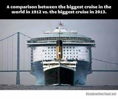 Allure of the seas cruise ship Comparison Between Titanic And Royal Caribbean S Allure Of The Seas Cruise Cruise Ship Cruise Royal Caribbean Cruise