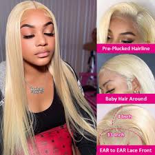Iris Queen 13x4 Lace Front Human Hair Wigs 613 Honey