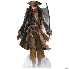 Captain jack sparrow is a fictional character and the main protagonist of the pirates of the caribbean film series. Captain Jack Sparrow Pirates Of The Caribbean Cardboard Stand Up Oriental Trading