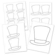 Top Hat Template Printable Free Magic Party Magic Birthday Magic Birthday Party