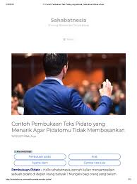 Contoh pidato bahasa arab 3.docx. 7 Contoh Pembukaan Teks Pidato Yang Menarik Mukadimah Bahasa Arab