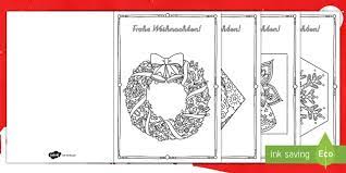 Erst durch ihre entwicklung konnte eine festgestellte. Weihnachtskarten Ausmalbilder Teacher Made