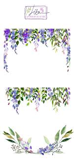 Purple Watercolor Flowers Clipart Set Wedding Floral Bouquets Etsy Flower Drawing Flower Art Flower Illustration