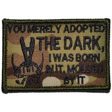 The man who broke the bat! Uniforms Work Clothing Bane Speech Born In The Dark Dark Knight 2x3 Patch Clothing Shoes Accessories Vishawatch Com