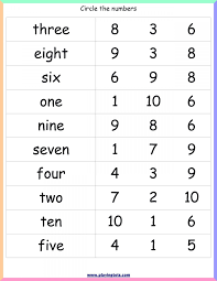 Number Word Worksheets For Kindergarten In 2020 Number Words Worksheets Free Kindergarten Worksheets Kids Math Worksheets
