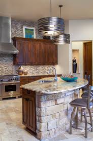 stone kitchen island houzz