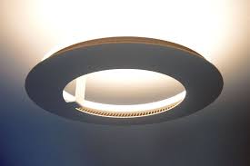 Absolut Circle Weiss Deckenleuchte Wohnzimmer Indirektes Licht Deckenlampe
