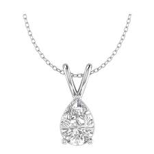 As a modified fancy cut, the pear shaped diamond has a tear drop look that maximizes carat weight. 18k Gold Pear Shaped Diamond Pendant Setting Belgium Diamonds Official Site