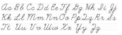 The glagolitic alphabet was used for slavonic manuscripts for a relatively short period of time (no more than a century) before the development of the cyrillic. Cursive Letters Worksheets Printable A Z Letter