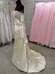 Priscilla Of Boston Ivory Silk Pb35 New Tag 8 Iv Mermaid Pearl Crystal Sexy Wedding Dress Size 6 S 68 Off Retail