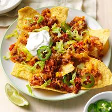 Skillet Nachos Recipe Recipes Food Vegetarian Nachos