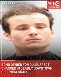 A man facing DUI charges in connection with a deadly crash in downtown  Columbia will remain behind bars. Full story below.