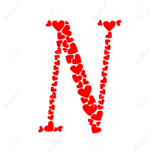 The letter n the alphabet . Letter N Heart Royalty Free Cliparts Vectors And Stock Illustration Image 98692840