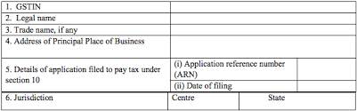 Thus, a taxpayer can make any type of taxes mentioned above on a voluntary basis before receiving notice. Form Gst Cmp 03