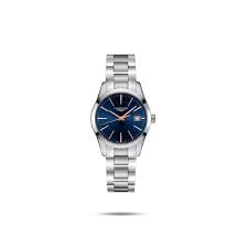 LONGINES WATCH ONLY TIME WOMAN CONQUEST CLASSIC STEEL QUANDRANT BLUE  BRACELET