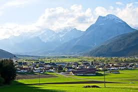 Inn Valley North Tyrol Inn Valley And Mieminger Gebirge In The Foreground Village Of Hatting Tirol Austria Tyrol Valley Tirol