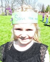 Students plant tree for Arbor Day