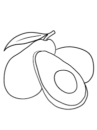 Soins du visage, soins du corps, épilation, manucurie, beauté des pieds, maquillage : Avocado Coloring Pages Best Coloring Pages For Kids