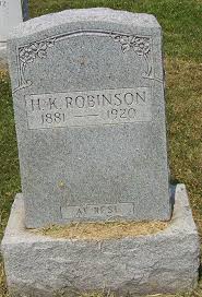 Hezekiah K. Robinson (1881-1920)