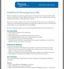 Post Hip Fracture Surgery Patient Teaching Hip Fracture Teaching Nursing School