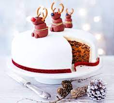 Christmas Cake Decorations Crunchy Nut Cake Decoration Recipe Bbc Good Food